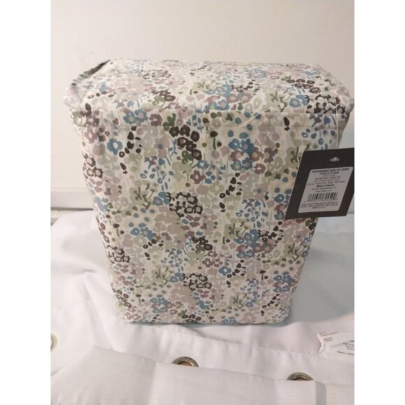 Threshold 400 TC  Cotton  Performance Sheet Set  Purple Floral  Queen Size - Picture 1 of 4